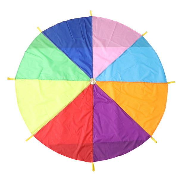 GIFT 1 Pc Multicolor New Kids Play Colorful Parachute Outdoor Game Exercise 2m